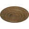 Ekena Millwork Oldham Ceiling Medallion (Fits Canopies up to 8 5/8"), Hand-Painted Rubbed Bronze, 18"OD x 1 1/4"P CM18OLRZS - alternate 3